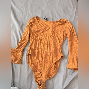 Long sleeve flare bodysuit
